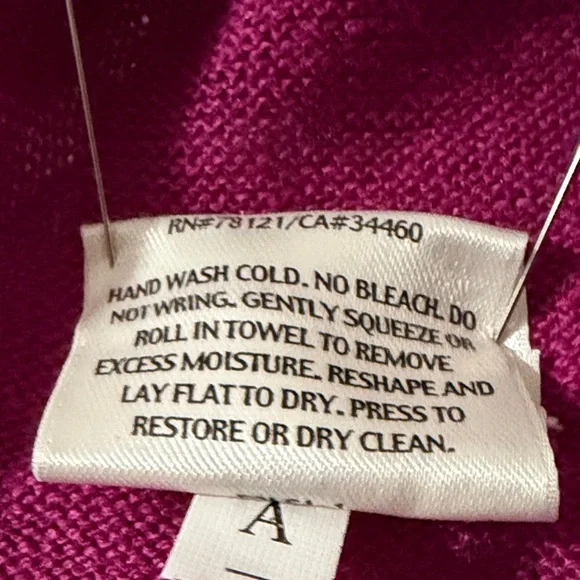 Eileen Fisher Raspberry Cardigan - Picture 10 of 11